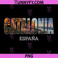 Catalonia España Photo Text Style PNG, Catalonia Spain Scenic Travel Design PNG