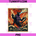 Catzilla Meowzilla Giant PNG, Cat Kaiju Japanese Ukiyo-e Wave Art PNG
