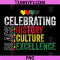 Celebrating Black History Culture PNG, Excellence Pan African Art PNG