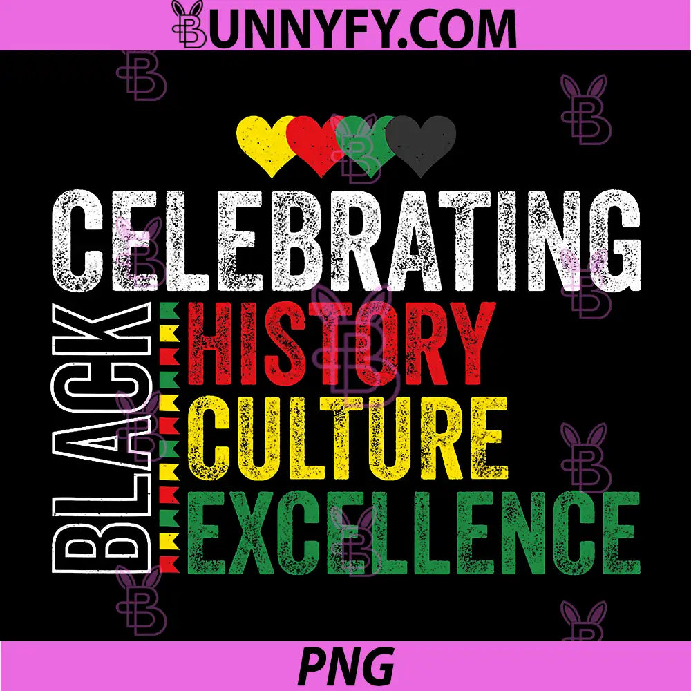 Celebrating Black History Culture PNG, Excellence Pan African Art PNG