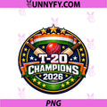 Celebration T20 PNG, Cricket Champions 2026 PNG