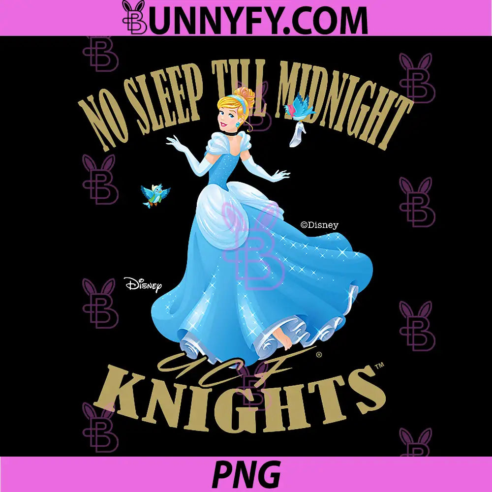 No Sleep Til Midnight Cinderella PNG, Knights Princess Disney PNG