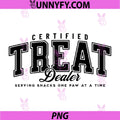 Certified Treat Dealer PNG, Serving Snacks One Paw At A Time PNG