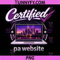 Certified pa Website PNG, Local Pride Badge Design PNG