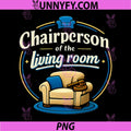 Chairperson of The Living Room PNG, Badge Design PNG