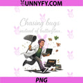 Chasing Bugs Instead Of Butterflies PNG, Programmer Humor PNG