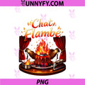 Chat Flambe PNG, Flaming Dessert Cooking Graphic PNG