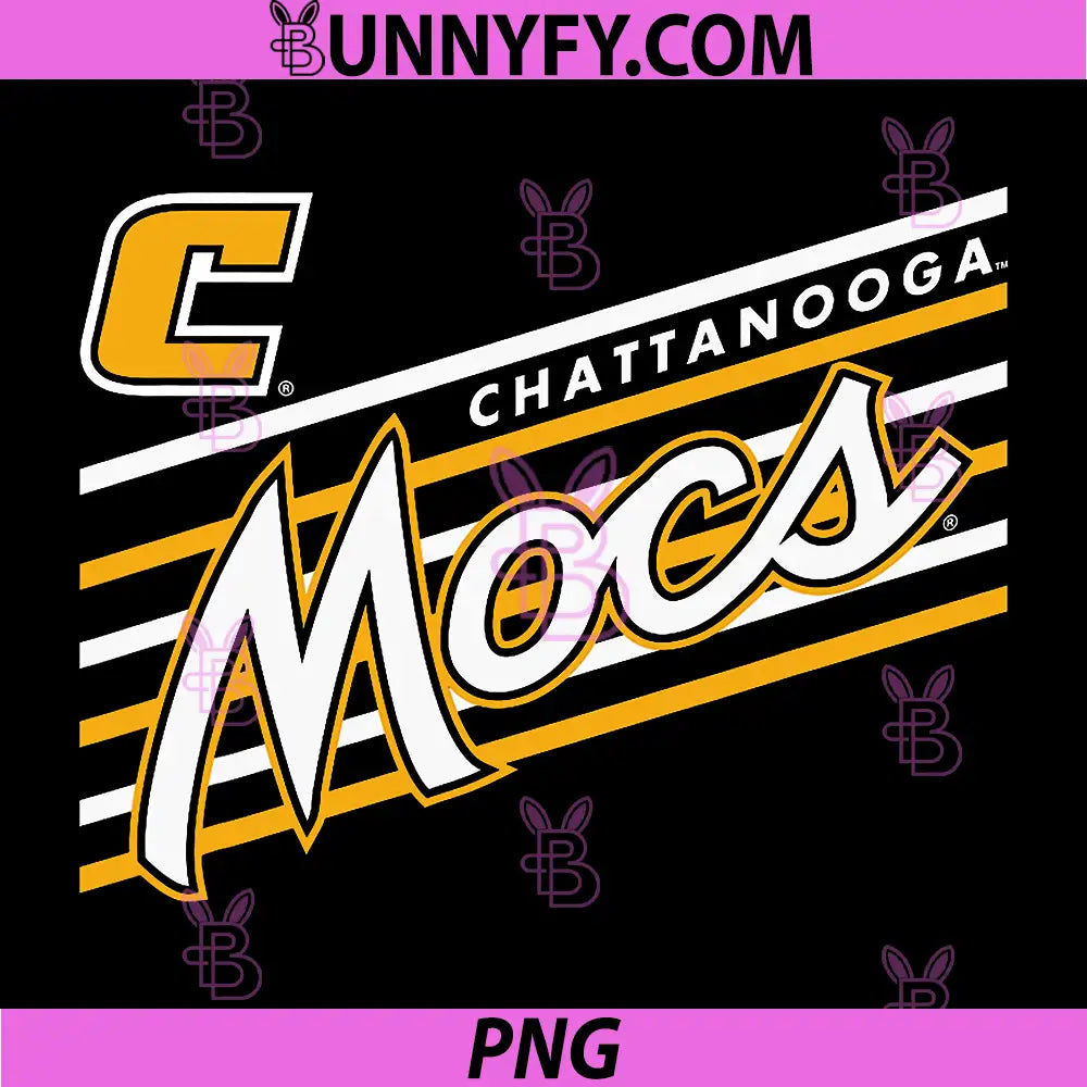 Chattanooga Mocs Retro PNG, Performer Navy Officially Licensed PNG