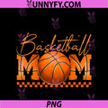 Checkered Basketball Mama PNG, Sports Mom Game Day Mother's Day PNG