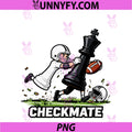Chess Football Tackle PNG, Pawn Vs King Strategy Humor PNG