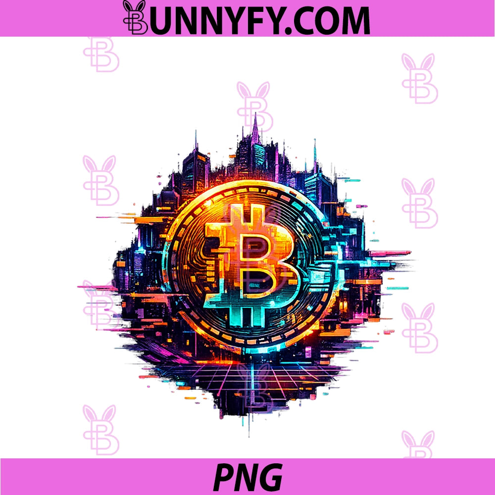 Chill Retro Crypto PNG, Staking Vaporwave Art PNG