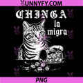 Chinga La Migra Cat Meme PNG, Protest Cat Spilling Ice PNG