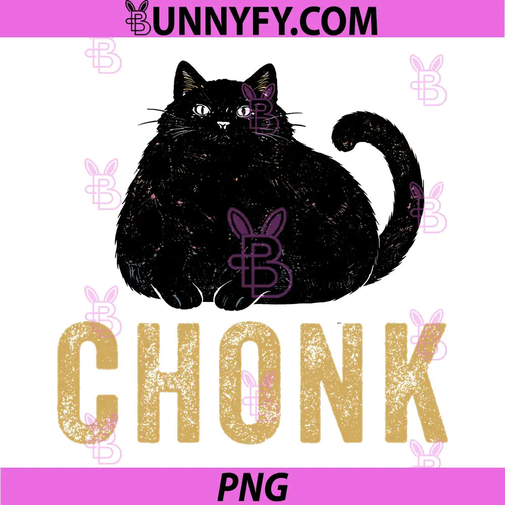 Chonk PNG, Funny Fat Cat Meme PNG