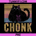 Chonk Funny Fat Cat PNG, Meme Vintage Cats Owner Pet PNG