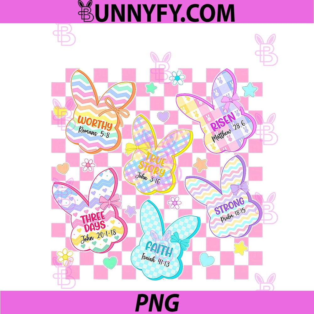 Christian Bunny PNG, He Is Risen True Story Easter Day PNG