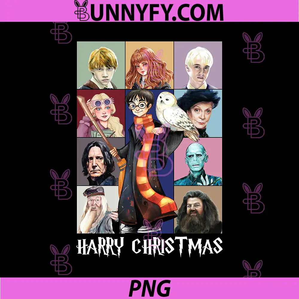 Christmas Hogwarts Wizard PNG, Christmas Potterhead PNG
