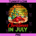 Christmas in July Funny PNG, Hermit Crab Xmas Tree Beach Summer PNG