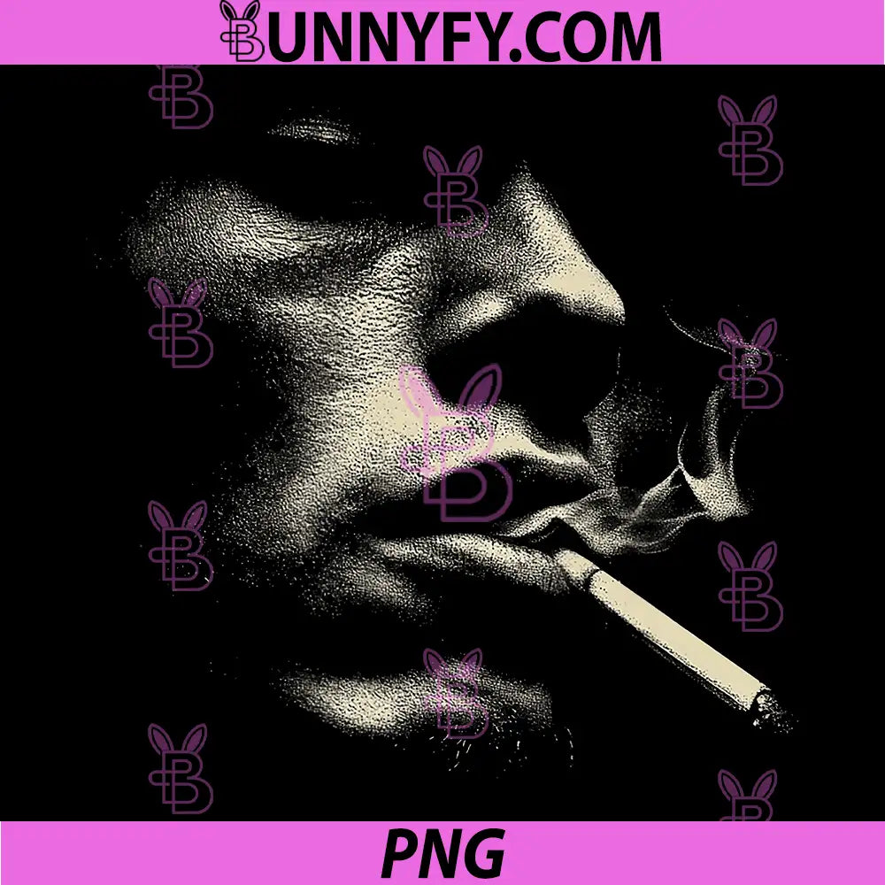 Cigarette Smoke PNG, Profile Minimal Face Silhouette PNG
