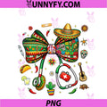 Cinco De Mayo Nurse Coquette Bow PNG, Stethoscope Mexican PNG