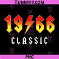 Classic 60 Birthday Decorations PNG, 60yr 1966 60th Birthday PNG