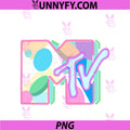 Classic MTV PNG, Logo Pastel Design PNG