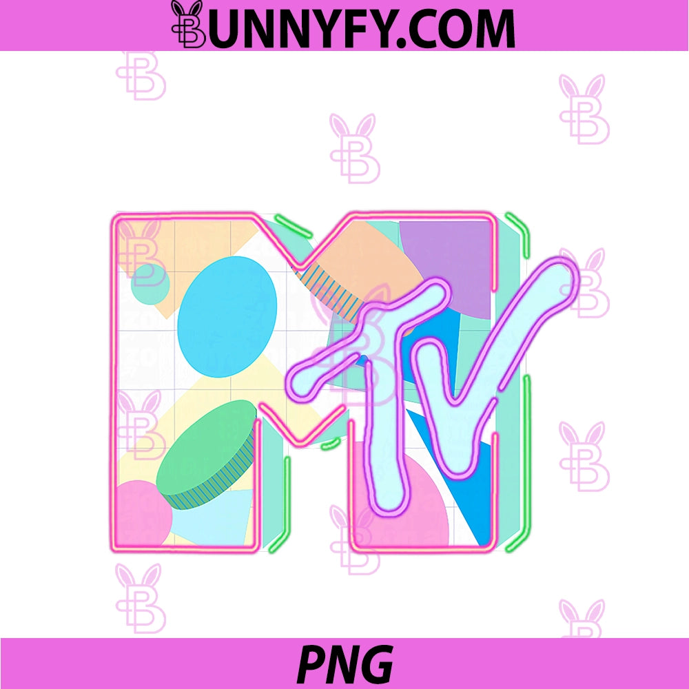 Classic MTV PNG, Logo Pastel Design PNG