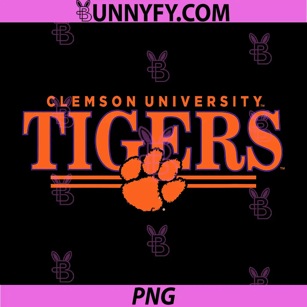 Clemson Tigers PNG, Regalia Gray Officially Licensed PNG