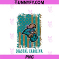 Coastal Carolina Chanticleers Patriotic Retro PNG, American Flag PNG