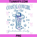 Coastal Cowgirl Bride Club 2026 PNG, Beach Bachelorette Party PNG