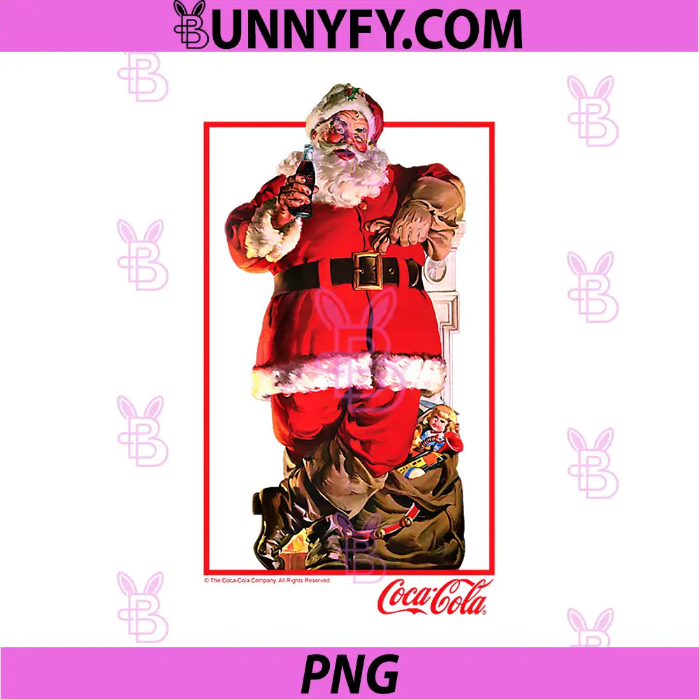 Coca-Cola Company Coca PNG, Holidays Santa Frame PNG