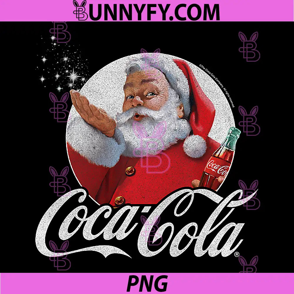 Coca-Cola Company PNG, Coca-Cola Holidays Santa Kisses PNG