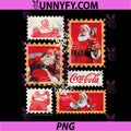 Coca-Cola Company PNG, Coca-Cola Holidays Stamp Collage PNG