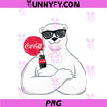 Coca-Cola PNG, Polar Bear Sunglasses PNG