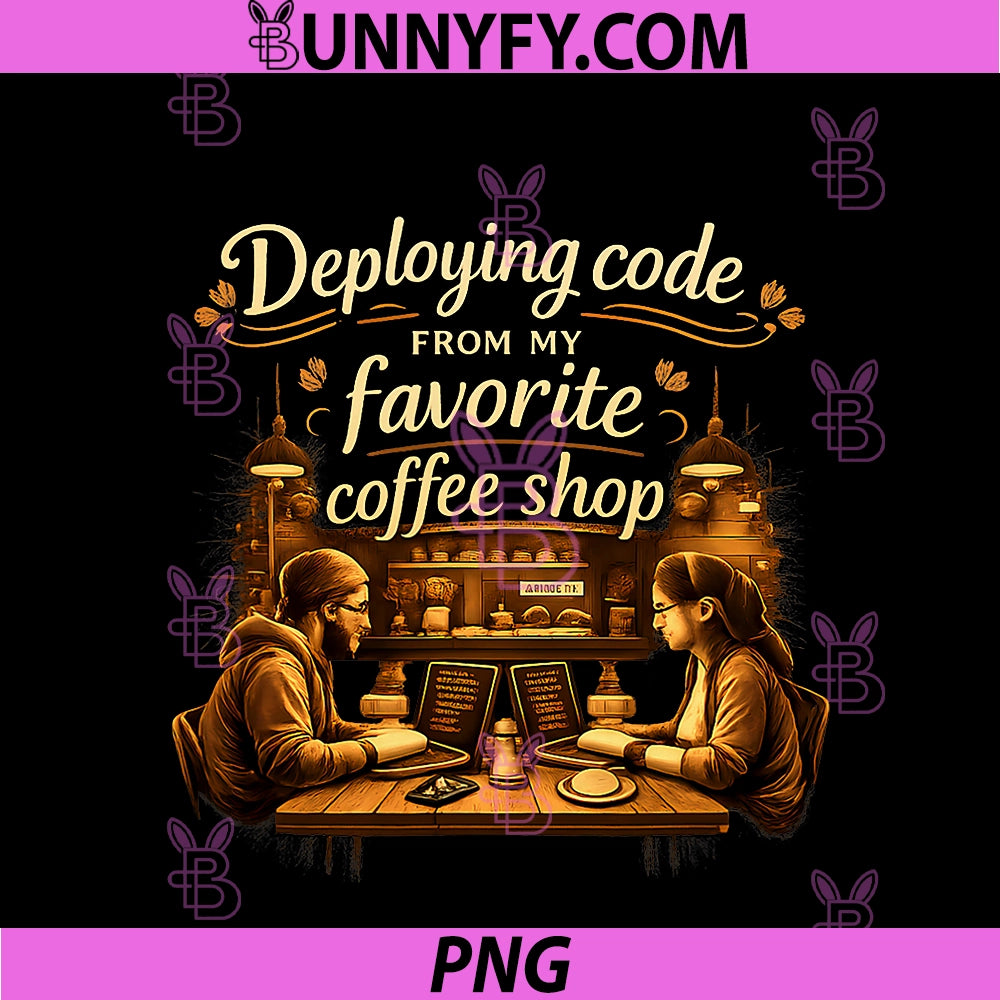 Coffee Shop Coding Adulting Humor PNG, Developer Design PNG