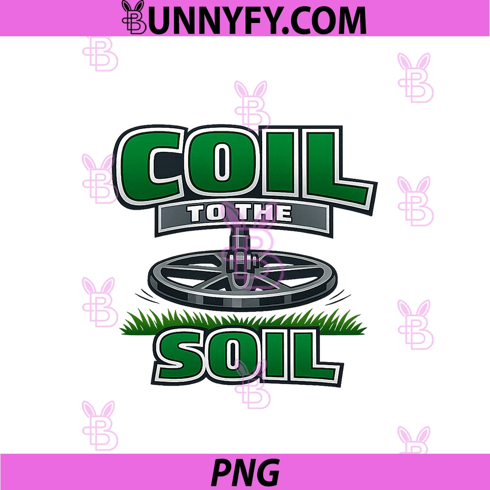 Coil To The Soil PNG, Detectorist Search Coil Design PNG