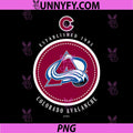 Colorado Avalanche Est 1995 PNG, Black NHL Officially Licensed PNG