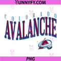 Colorado Avalanche PNG, Wave White NHL Officially Licensed PNG