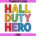 Colorful Hall Duty Hero PNG, Teacher Hall Monitor PNG