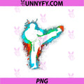 Colorful Retro PNG, Taekwondo Martial Arts Karate PNG