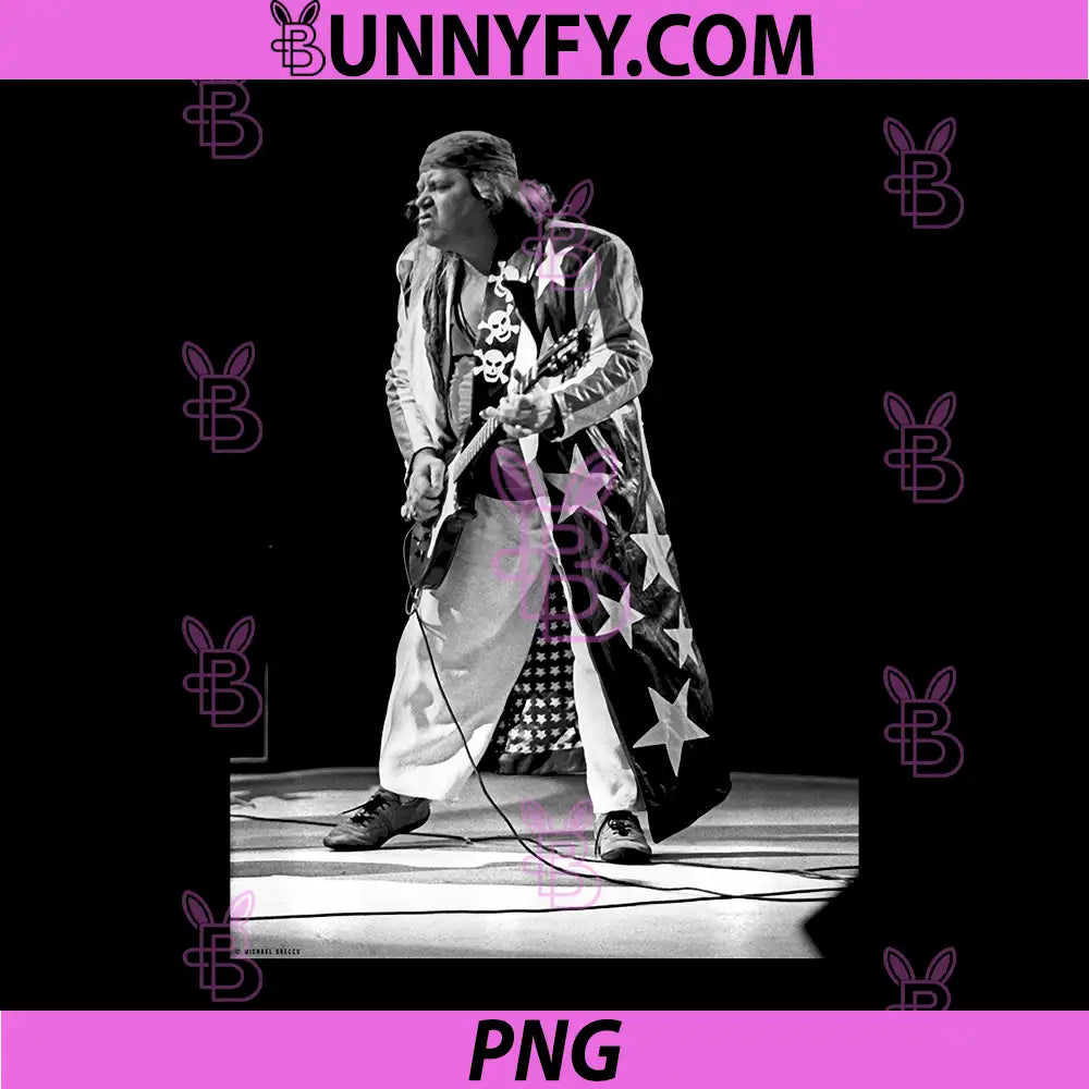 Comedian Sam Kinison Live with Guitar PNG, By Michael Grecco Performance PNG