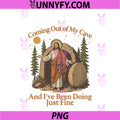 Coming Out Of My Cave PNG, And I've Been Doing Just Fine Jesus PNG