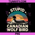 Common Loon Bird Watching Lover Stupid PNG, Canadian Wolf Bird PNG