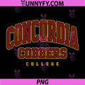 Concordia Cobbers College PNG, Concordia College Vintage Arch Text PNG