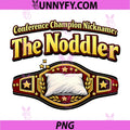 Conference Champion The Noddler PNG, Funny Office Meeting Champion Belt PNG