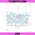 Consider The Wildflowers PNG, Matthew 625-34 Christian PNG