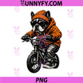 Cool French Bulldog Riding Bike PNG, Urban Dog Artwork PNG