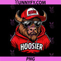 Cool Hoosier Guy PNG, Bison Throwback Retro Souvenir PNG
