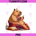 Cool Knitting Hobby PNG, For Capybara Lovers PNG