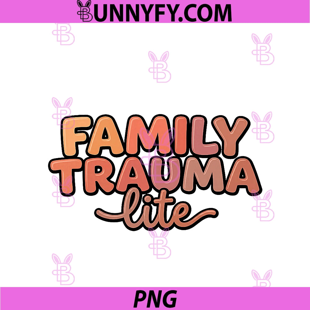Cool PNG, Family Trauma Lite Look PNG
