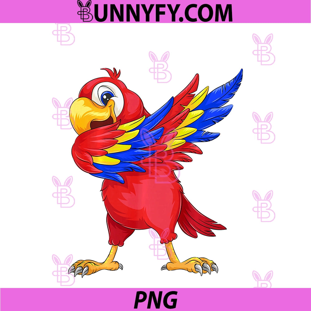 Cool Parrot Art For Women Girls Men PNG, Tropical Parrot Lover PNG